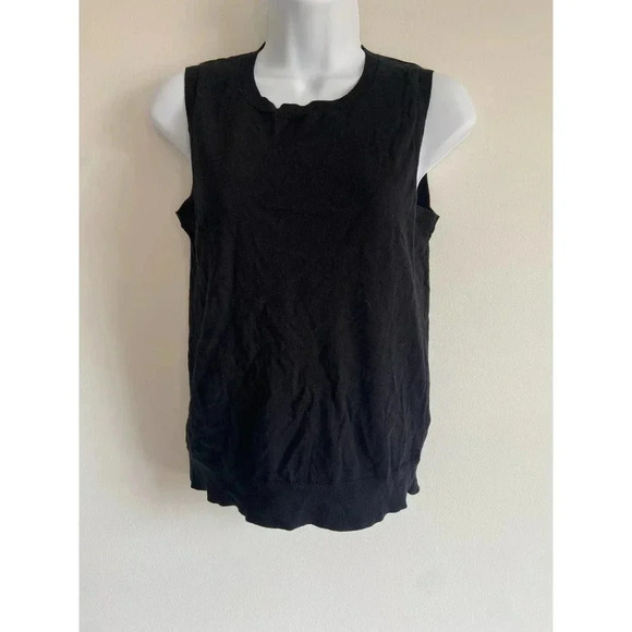 J.Crew Black Layering Vest SIZE XS - Picture 1 of 5